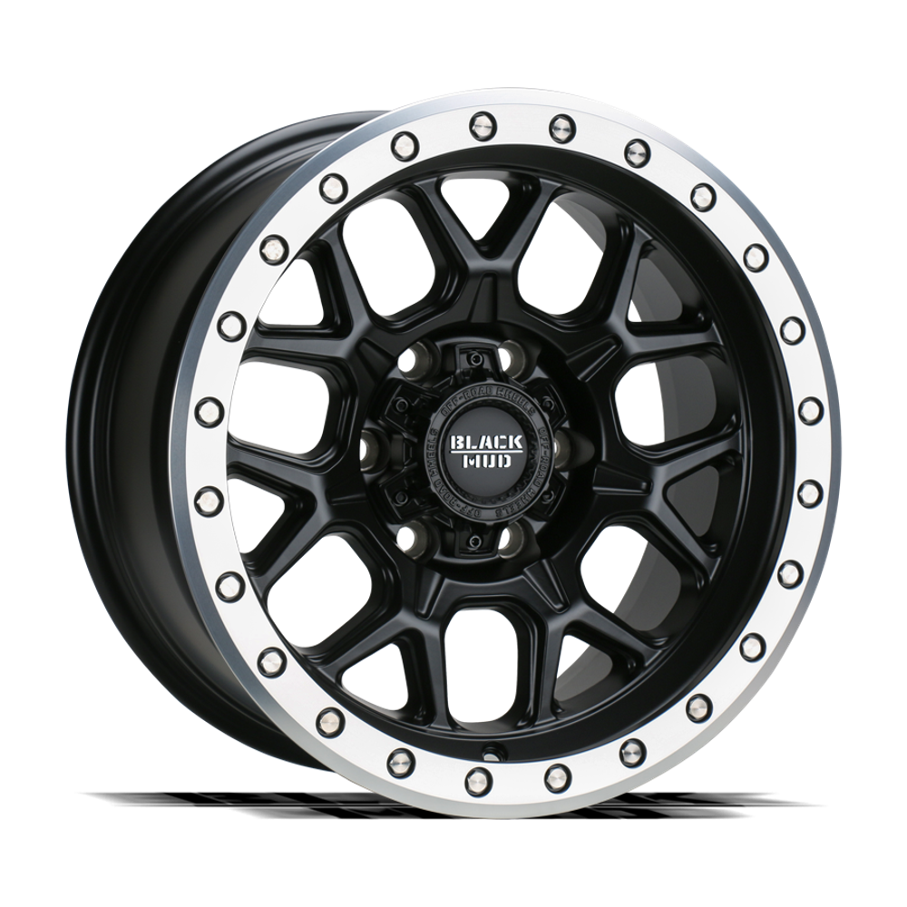 Диск колёсный Black Mud Tank 300 R17 M510 Matte Black/Machined lip