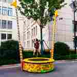 Банджи-батут «Жираф-джамп», 1-местный, 2×2×4 м