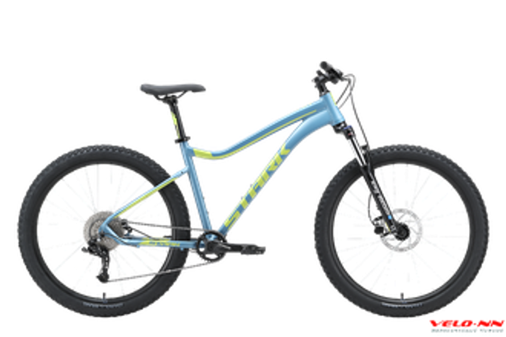 Велосипед 27,5" Stark'23 Tactic 27.5 + HD синий/авокадо