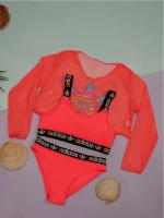 купальник раздельный спортивный с топом парео