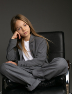 Брюки свободного кроя графитовые unisex