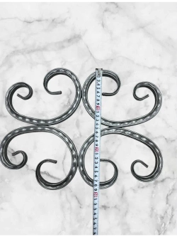 Кованый элемент "Бублик-косой" 4 шт