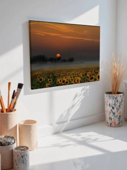 Картина на стену 40 X 50 Поле подсолнухов