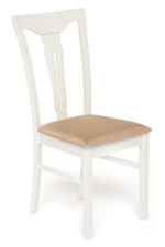 Стул - Гермес/ Hermes дерево гевея, 43х49х94см, butter white, ткань песочная (Jaffy 104-58)