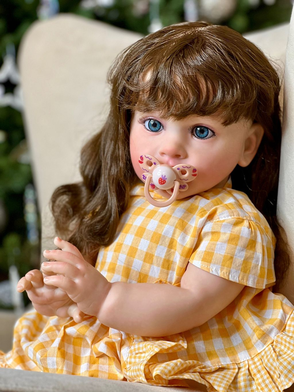 Кукла Реборн мягконабивная 65см в пакете (FA-509)