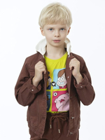 Куртка джинсовая для мальчиков манжеты и съемный капюшон р.116 6 лет в ассорт. 969910