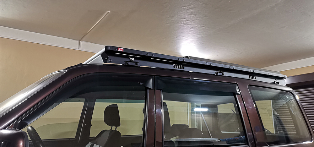 Багажник экспедиционный (платформа) алюминиевый 1250x2080 мм для УАЗ Патриот (с крепежом) РИФ