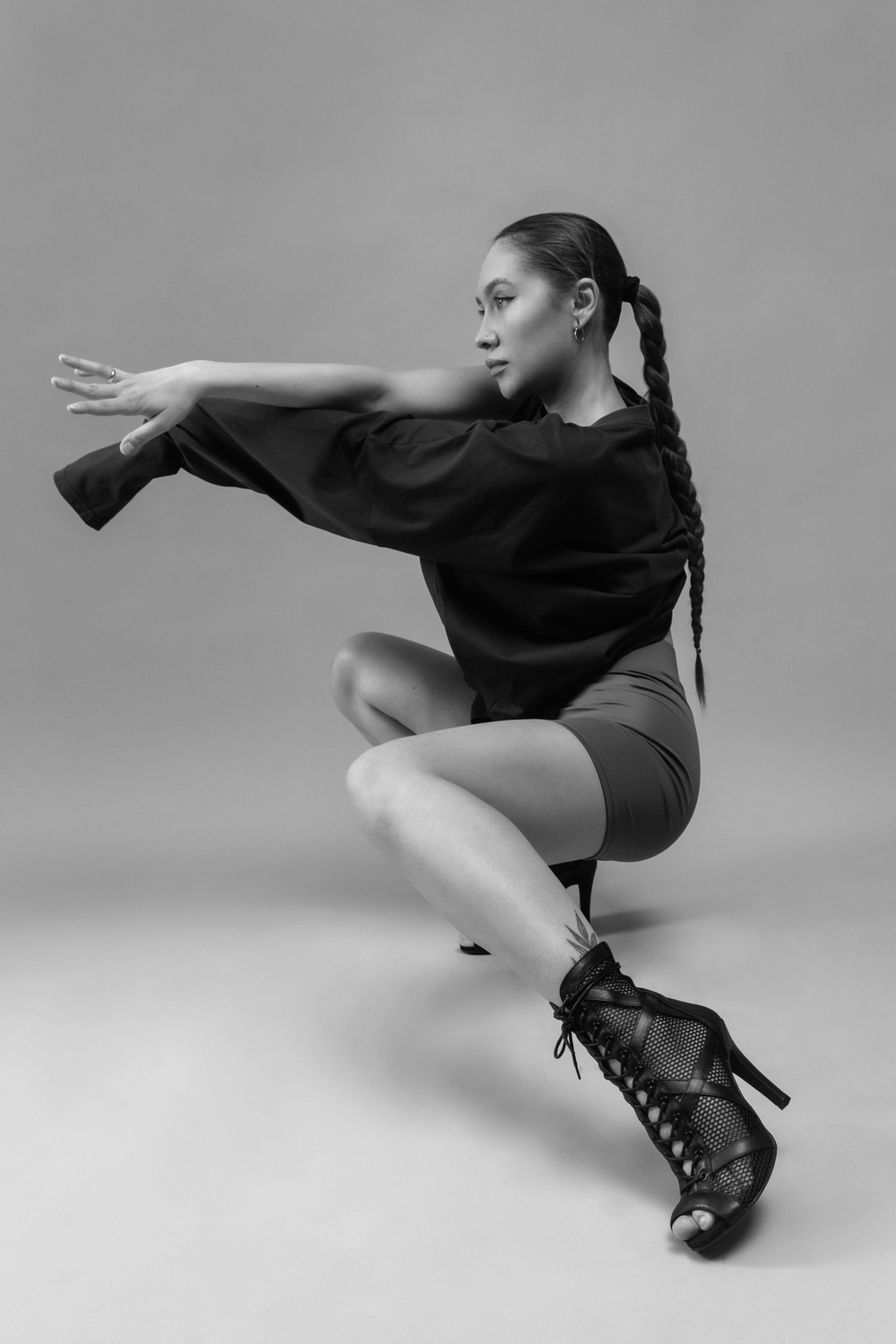 Ботильоны для танцев LaLaMooN - SH-07-095-BL