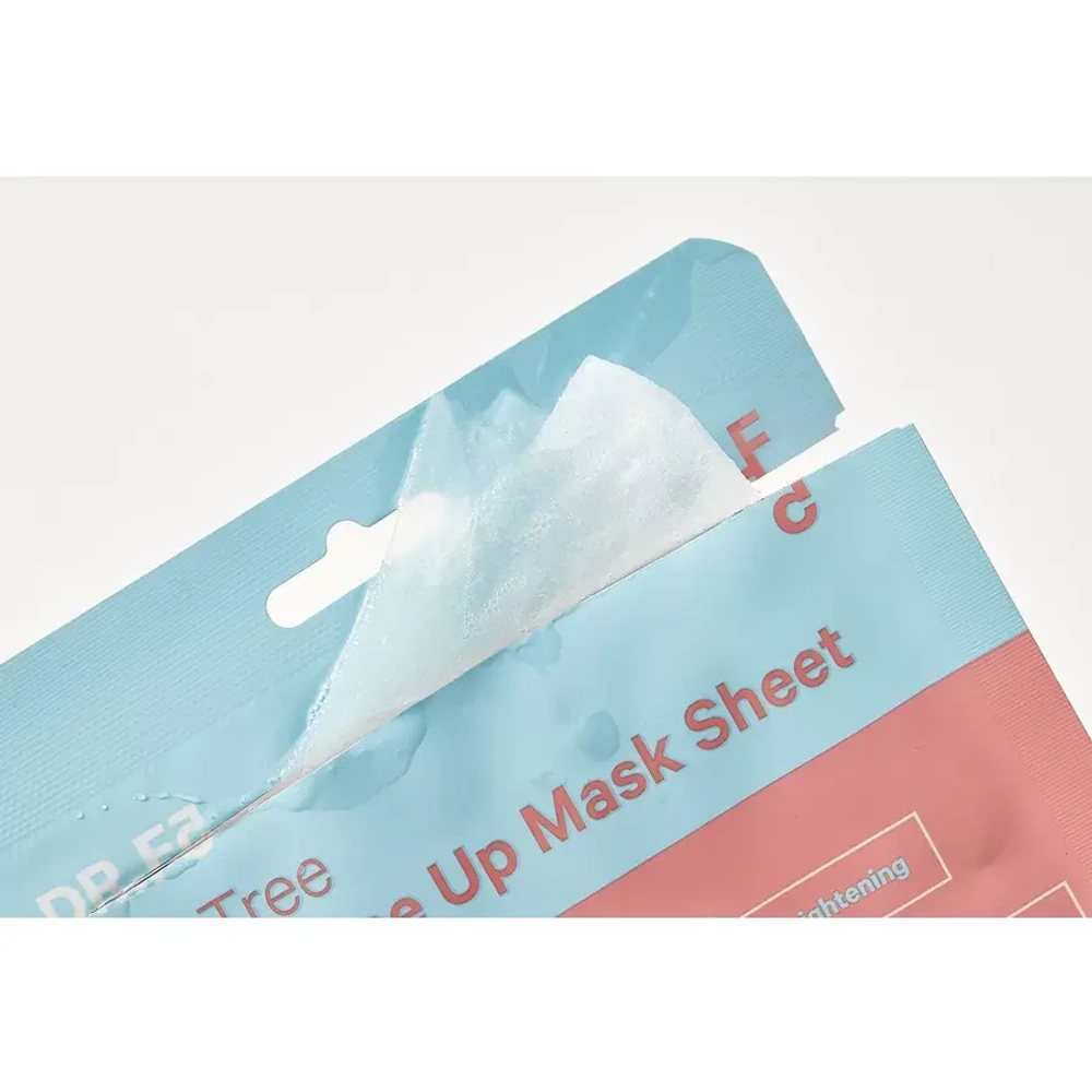 Маска витализирующая для выравнивания тона и сияния Dr.F5 Vita tree glow tone up mask sheet, 23 мл