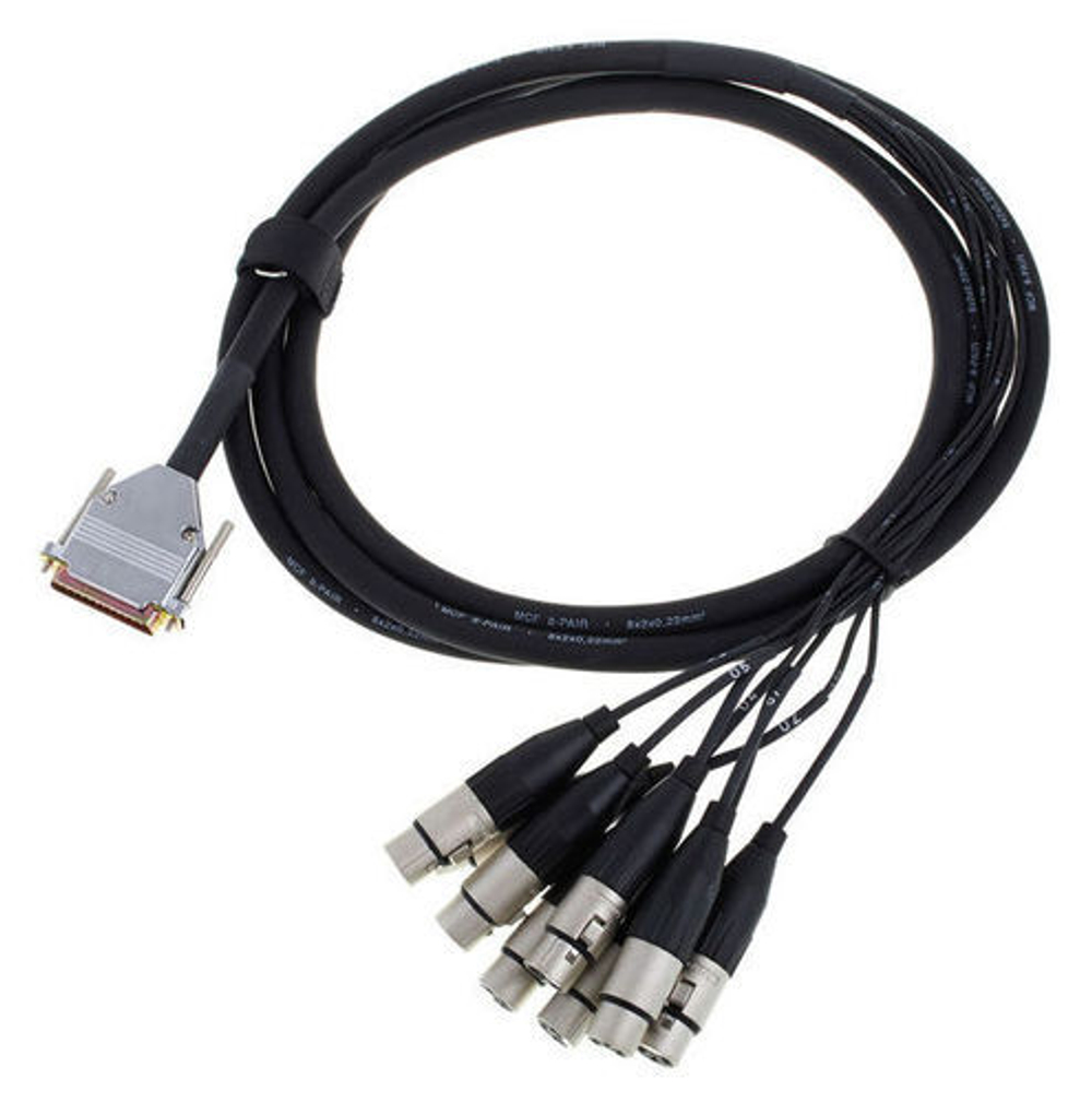 Студийный мультикор Pro Snake SUB-D 25pin-XLRF