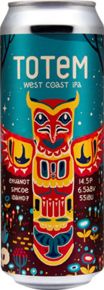 Пиво Чаща Тотем / Chascha Totem 0.45 - банка