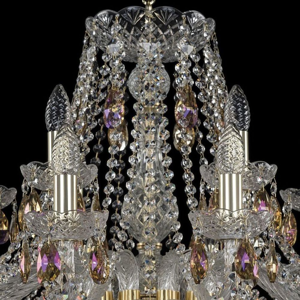 Подвесная люстра Bohemia Art Classic 11.25 11.25.12+6.300.Gd.Sp.K777