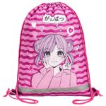 Мешок для обуви BRAUBERG KIDS, с петлей, светоотражающая полоса, 46х36 см, Anime style, 272391
