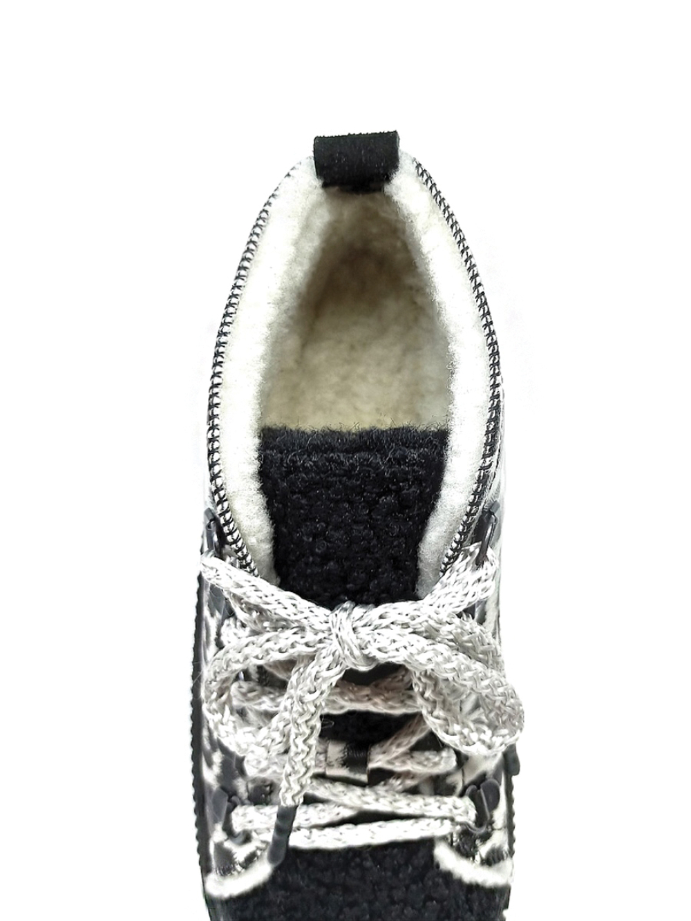 Кеды зимние "LEO B&W"