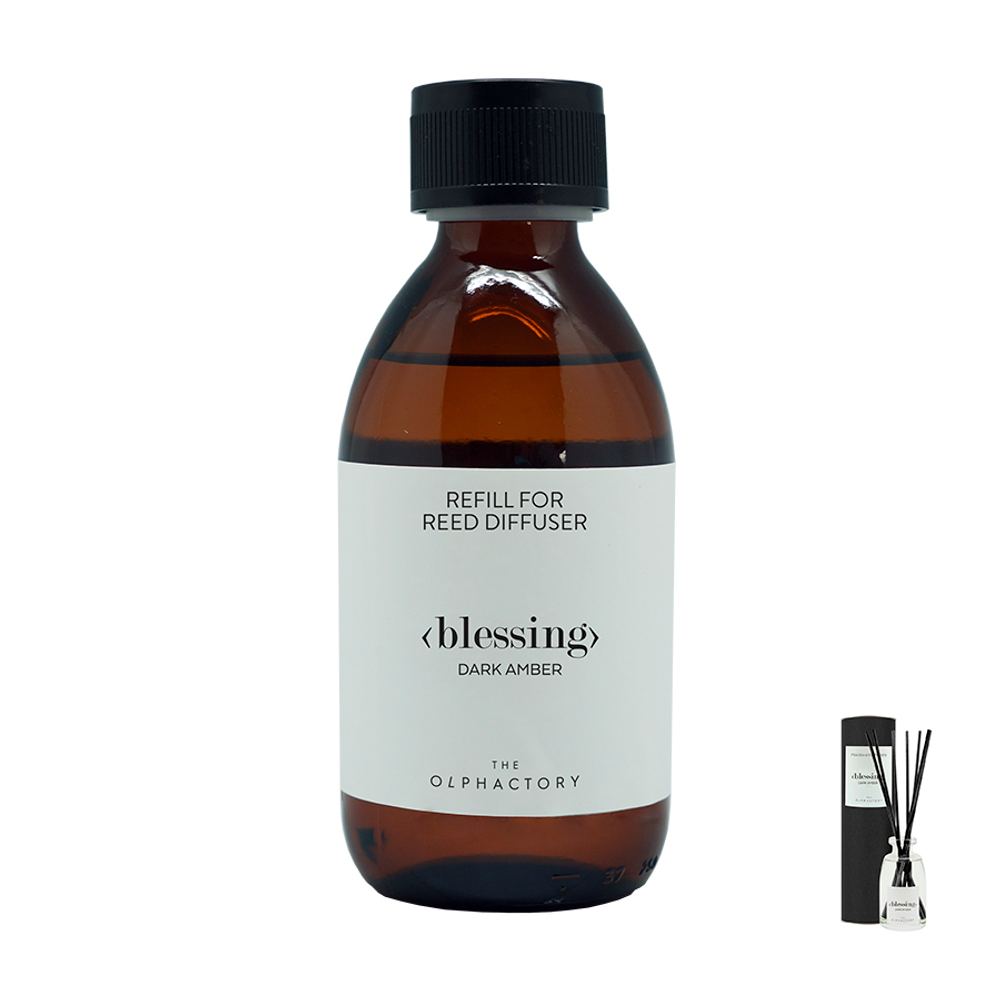 Наполнитель для диффузора the olphactory, blessing, dark amber, 250 мл