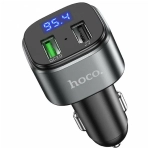 FM модулятор (трансмиттер) автомобильный HOCO E67 Fighter QC3.0 BT/USB/SD/FM черный