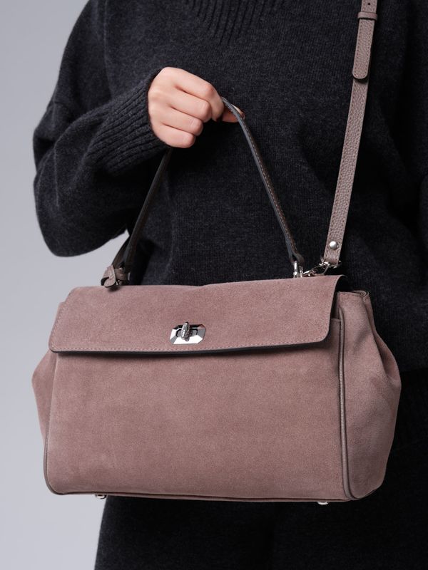 Замшевая сумка Nadi DBR 31356 капучино