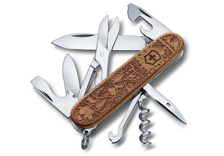Мультитул Нож Victorinox 1.3701.63L21 Climber Wood Swiss Spirit Special Edition 2021