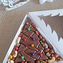 877 | Форма для шоколадных плиток "Ель новогодняя" (275*175 мм)