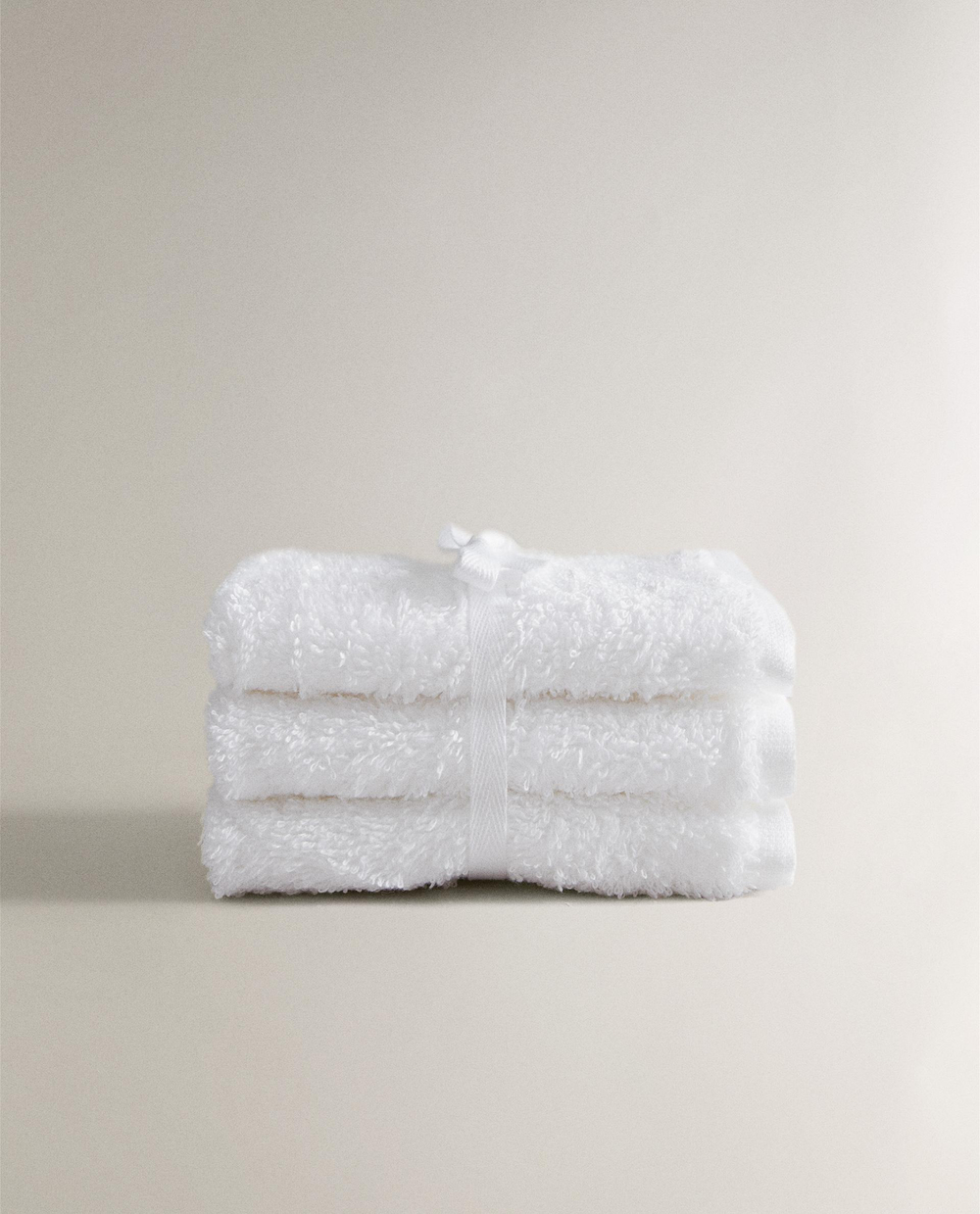Zara Home Набор полотенец из хлопка, 30x30 см (3 шт.) · 5540/002