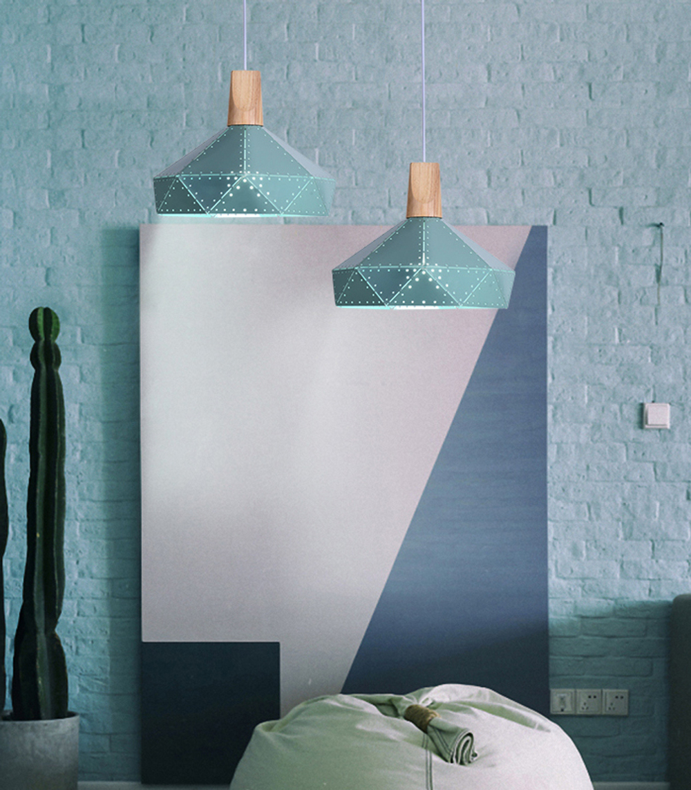 Pendant design lamp Fracture  D30 (Black)