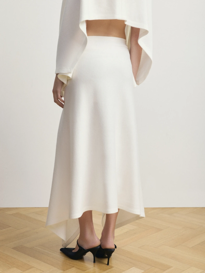 Юбка «Asymmetry» молочный