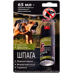 Баллончик Защитный AntiDog Шпага 65мл (действует до 4сек до 2м) Струйный