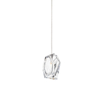 Pendant design lamp Crystal Rock by Lasvit (Clear)