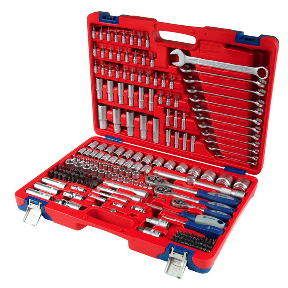 МАСТАК (01-216C) Набор инструментов универсальный, 216 предметов