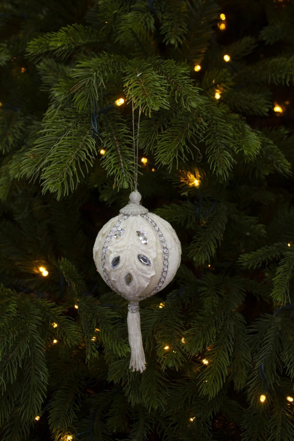 Шар 8см Noelle серебро/золото в ассортименте 2 вида