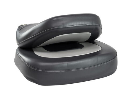 Кресло мягкое складное, обивка винил, цвет серый/угольный, Marine Rocket