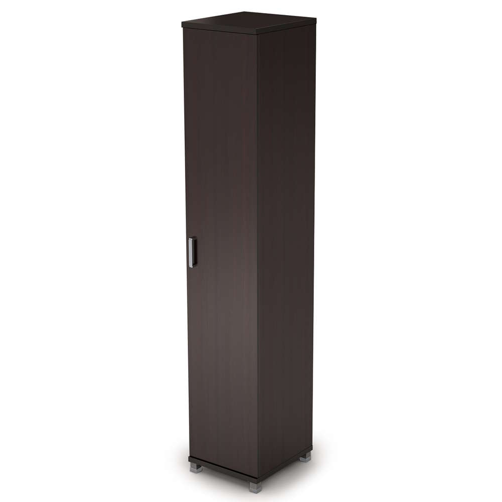 Шкаф узкий высокий для документов (задняя стенка ХДФ) АВАНС (AVANCE)