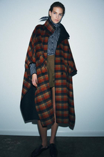 Пальто из шерсти с карельным узором ZW COLLECTION LIMITED EDITION - ZARA