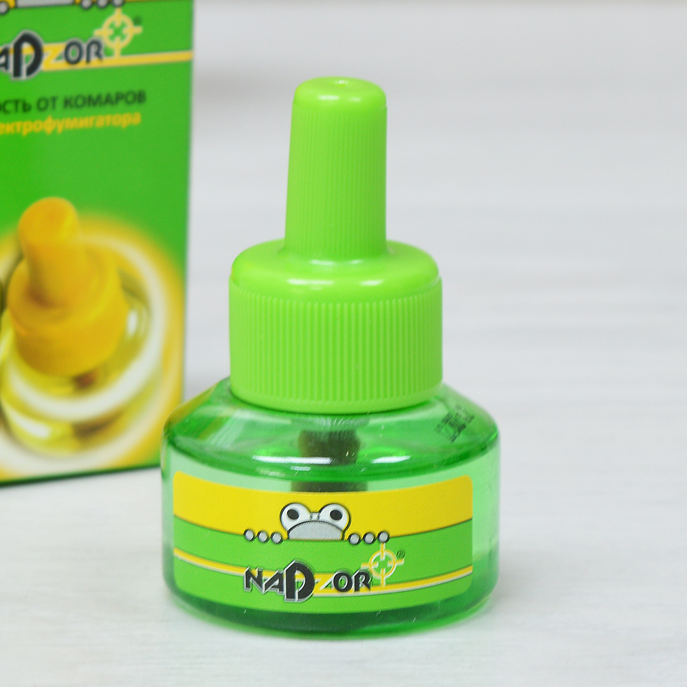 Жидкость для фумигатора 30мл от комаров, без запаха Nadzor