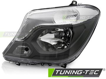 HEADLIGHT BLACK LEFT SIDE TYC fits MERCEDES SPRINTER W906 13-18