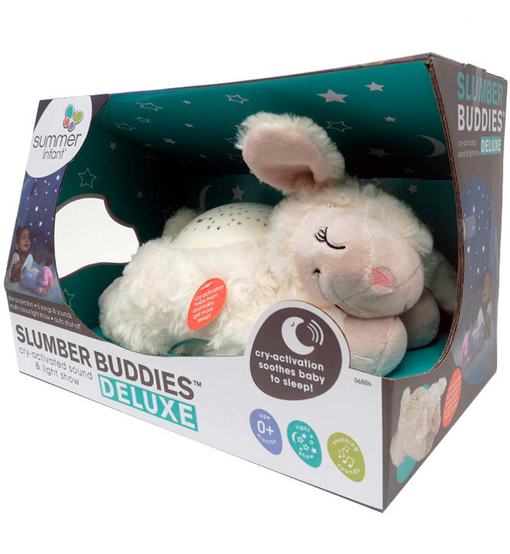 Светильник-проектор звездного неба Summer Infant Slumber Buddies Deluxe, Овечка