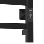 Полотенцесушитель MIXLINE TRIUMPH  80х50 (таймер, 481Вт, 6 перекладин + ПОЛКА) электрический ЧЕРНЫЙ