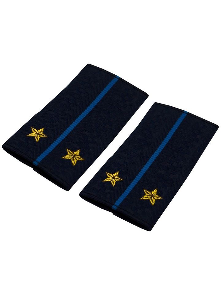 Фальшпогоны Юстиция нового образца жаккардового плетения лейтенант