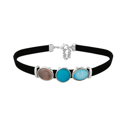 Чокер Possebon Quartz Rose/Madre Azul/Opaline B0207.9.20.25 R/BL/BW/S