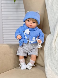 Кукла Berbesa мягконабивная 42см Raul Lloron (4315AK)