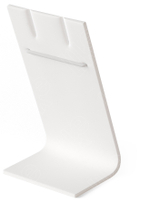 Подставка для серег/подвески/вертикальная/2 прорези/ф.№6 (резинка)