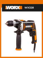 Дрель-ударная WORX WX328 800Вт кейс