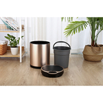 Ведро для мусора сенсорное, круглое, внутр ведро, Foodatlas JAH-9311, 8 л (золотой)