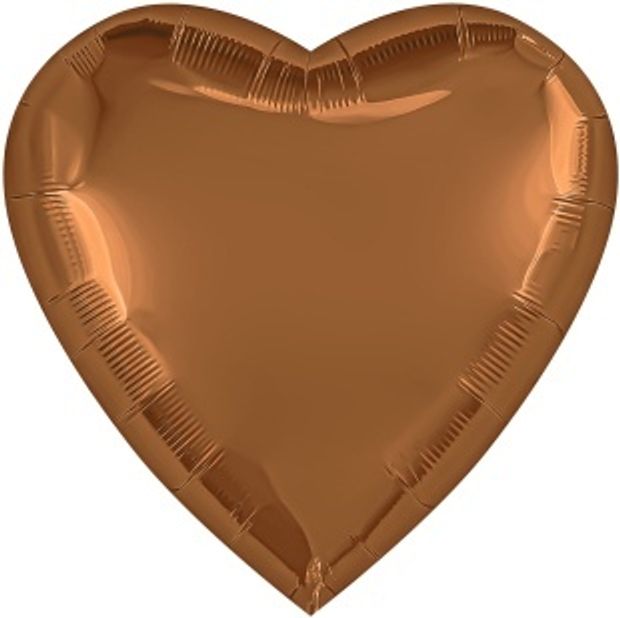 Ag Шар 36'' / 91 см сердце, Терракота, Бохо (БГ-150)