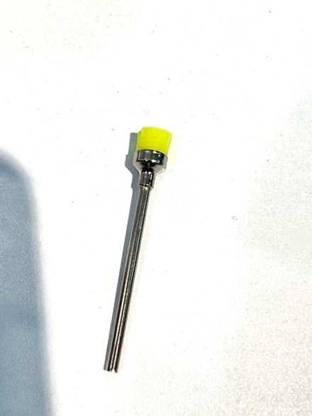 Щетка-браш большая желтая грубая