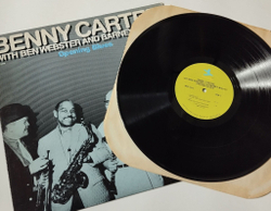 Винтажная виниловая пластинка LP Benny Carter With Ben Webster and Barney Bigard Opening Blues (USA 1981)