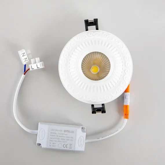 CLD041NW0 Боска Белый Св-к Встр. 7W*3500K