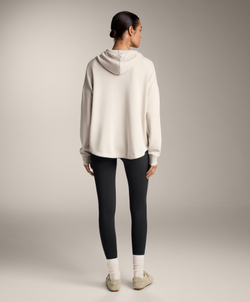 Oysho Толстовка из мягкого модала с застежкой-молнией, натуральный