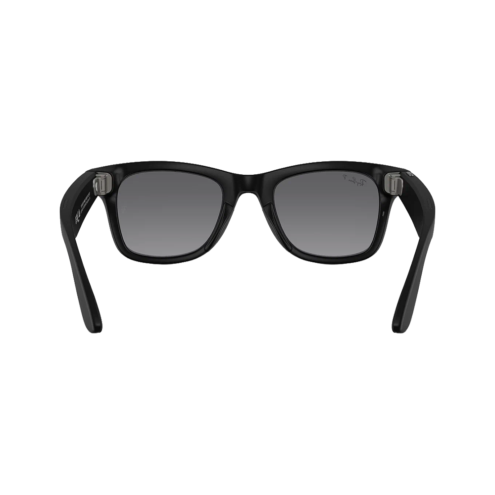 Умные очки Ray-Ban Wayfarer Matte Black / Polar Gradient Graphite 150 - 50 (RW4006)