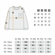 Лонгслив UNIFORM Relaxed Pocket, молочный